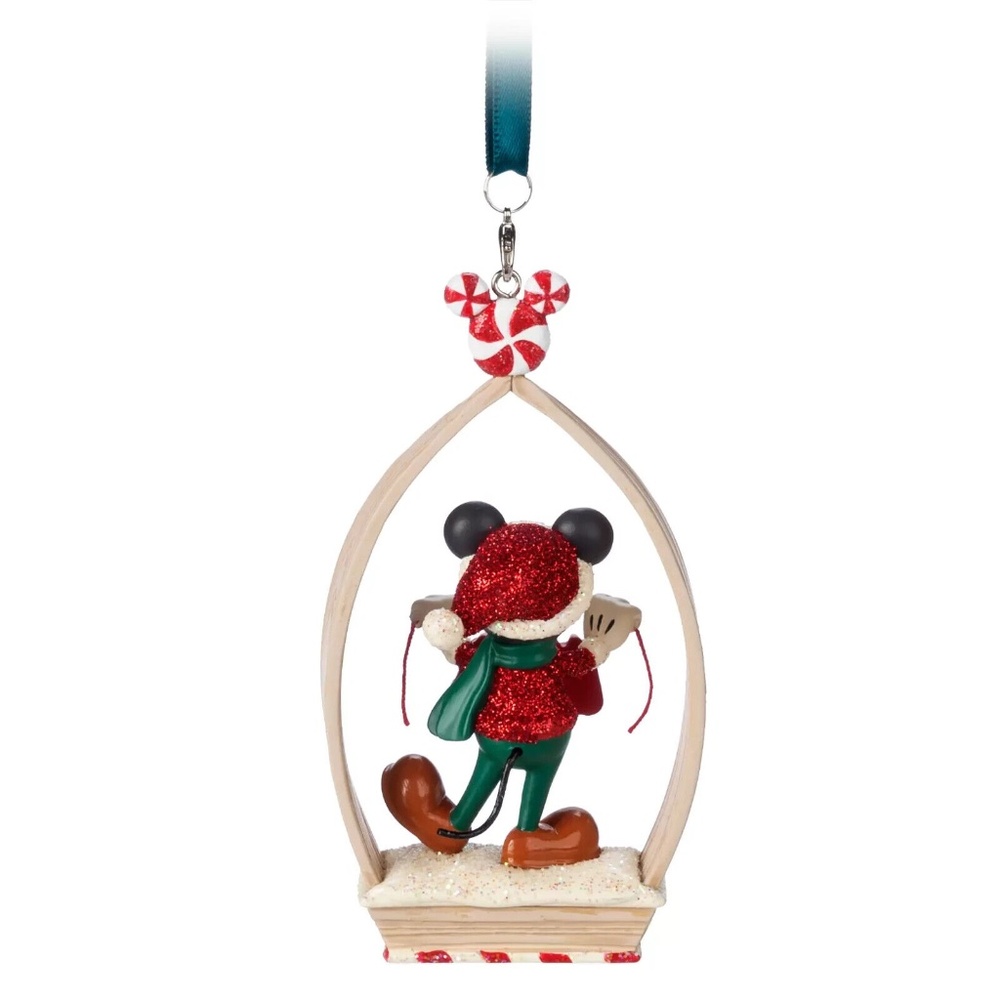 Disney Mickey Mouse Holiday Cheer Sketchbook Christmas Ornament - NEW - Picture 3 of 3